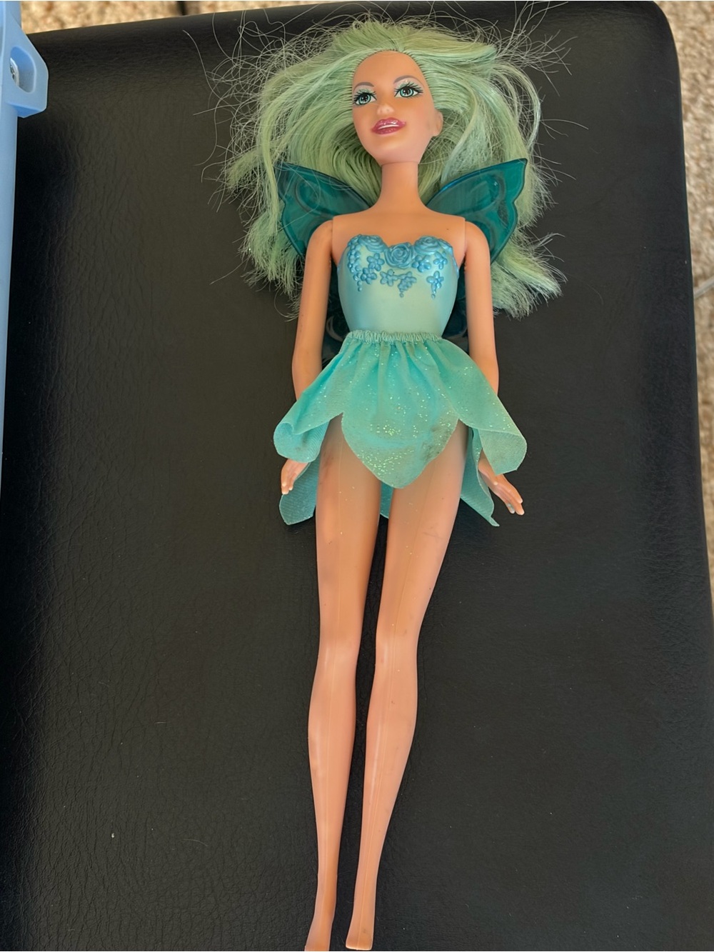Teal Fairy Barbie Mattel 2004 - Sparkle Petal Skirt